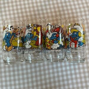 Smurfs Themed Glass Set